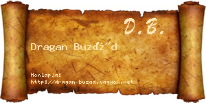 Dragan Buzád névjegykártya